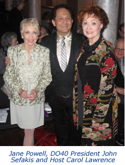 Jane Powell, John Sefakis and Carol Lawrence